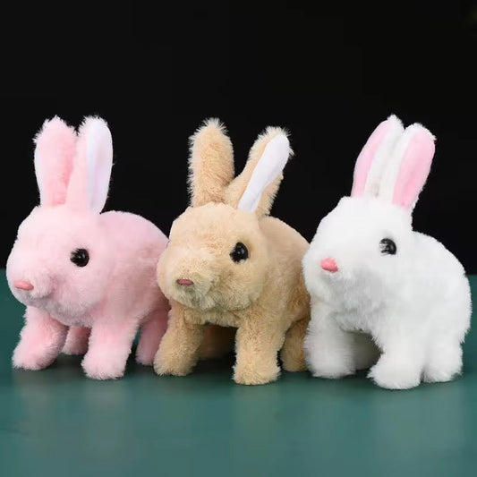 Electric Bunny Rabbit Toy with Walking & Sound, Available in 4 Colors